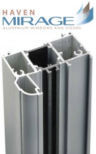 Fully sculptured aluminium window & door suite