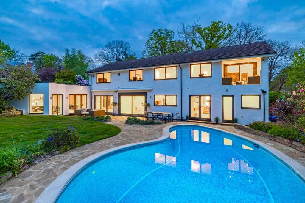 A big house with a lot of windows and doors