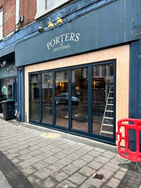 Aluminium sliding doors