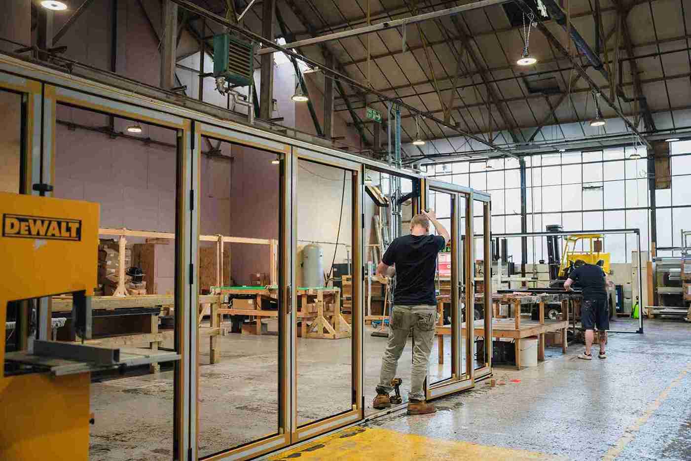manufacturing bifold door for clarence pier southsea